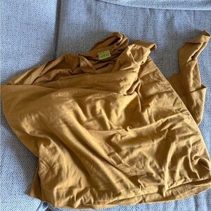 Boba brown/mustard yellow wrap